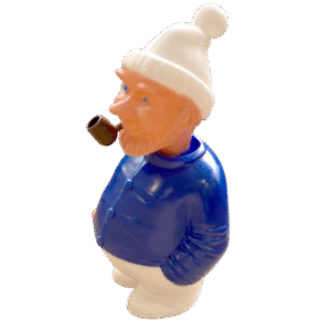Le Gnome marin qui acquiesce (Vareuse bleue) - Joujou rétro
