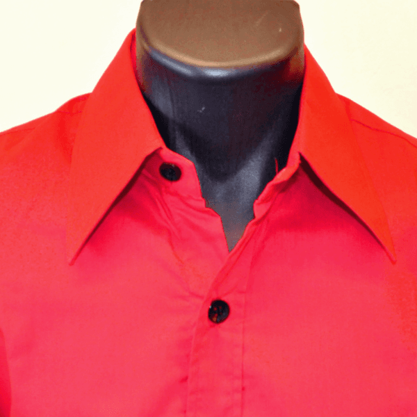 Chemise coton CHENASKI Rouge – Image 2