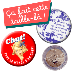 Badge 37 mm – Votre avis m'intéresse... sauf aujourd'hui ! - Orange – Image 2