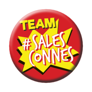 Badge 56 mm – Team #Sales Connes