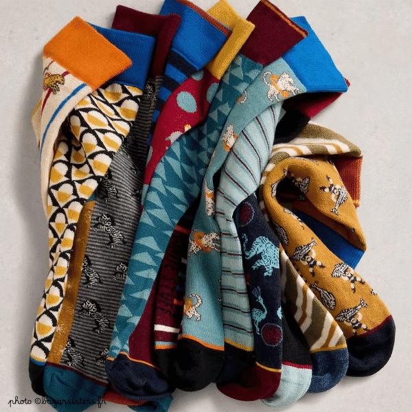 Boite-cadeau 12 paires de chaussettes WHITE STUFF Homme - Circus ! – Image 7