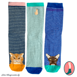 Pack de 3 paires de chaussettes WHITE STUFF femme – Les chats