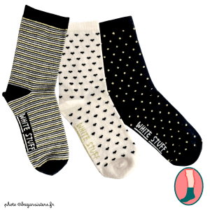 Pack de 3 paires de chaussettes WHITE STUFF femme – Sparkle