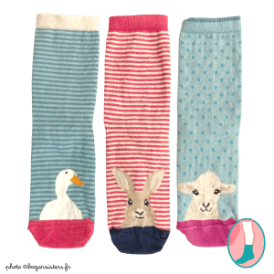 Pack de 3 paires de chaussettes WHITE STUFF femme – Cour de ferme