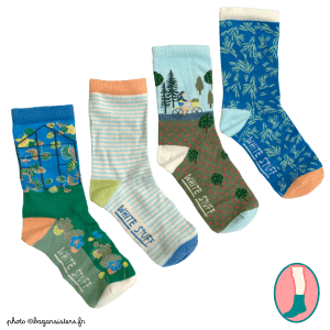 Coffret 4 paires de chaussettes WHITE STUFF femme - Les beaux jours