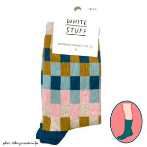 Chaussettes WHITE STUFF femme – Checkerboard