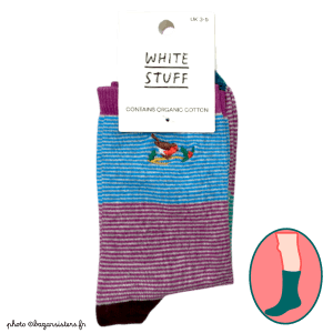 Chaussettes WHITE STUFF femme – Rouge-gorge