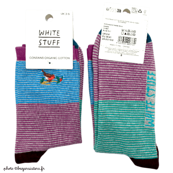 Chaussettes WHITE STUFF femme – Rouge-gorge – Image 2