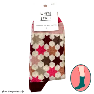 Chaussettes WHITE STUFF femme – Stars paillettes