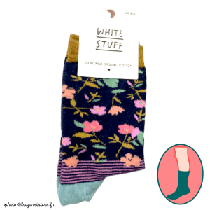 Chaussettes WHITE STUFF femme – Floral stripe