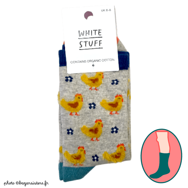 Chaussettes WHITE STUFF femme – Fluffy Poulette