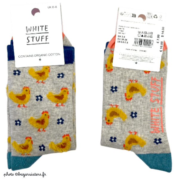 Chaussettes WHITE STUFF femme – Fluffy Poulette – Image 2