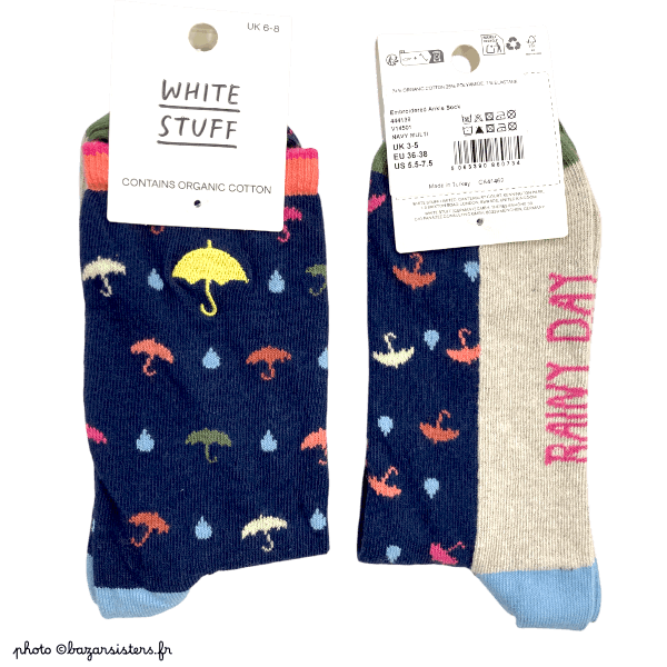 Chaussettes WHITE STUFF femme – Parapluies – Image 4