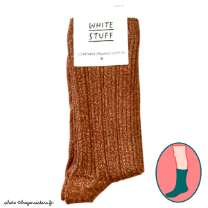 Chaussettes WHITE STUFF femme – Sparkle Cognac
