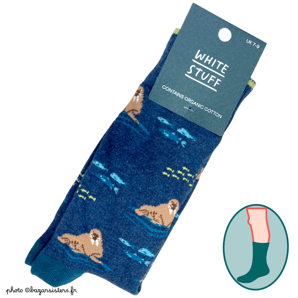 Chaussettes WHITE STUFF homme – Monsieur Morse