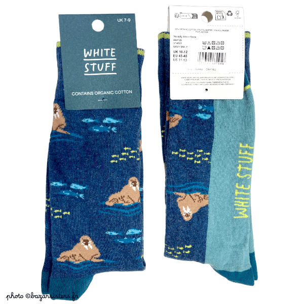 Chaussettes WHITE STUFF homme – Monsieur Morse – Image 2
