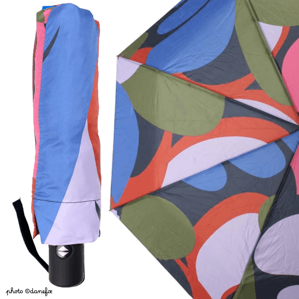 Parapluie automatique DANEFÆ Navy Trops – Image 3