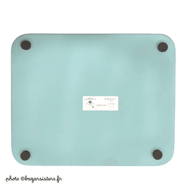 Plateau rectangulaire en émail - Flowerbed green – Image 2