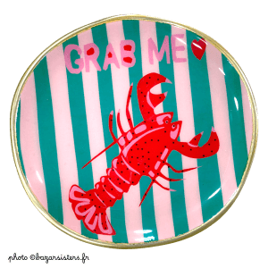 Coupelle en émail - Grab me Lobster