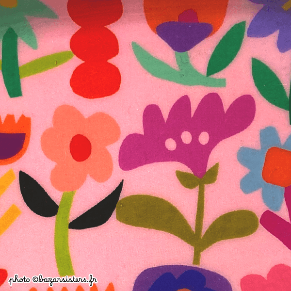 Petit plateau en émail - Colorful Flowers – Image 4