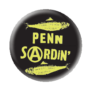 Badge 37 mm FLUO série limitée - Penn Sardin'