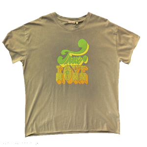 T-shirt MY HELLO JOY - TRUE LOVE Kaki