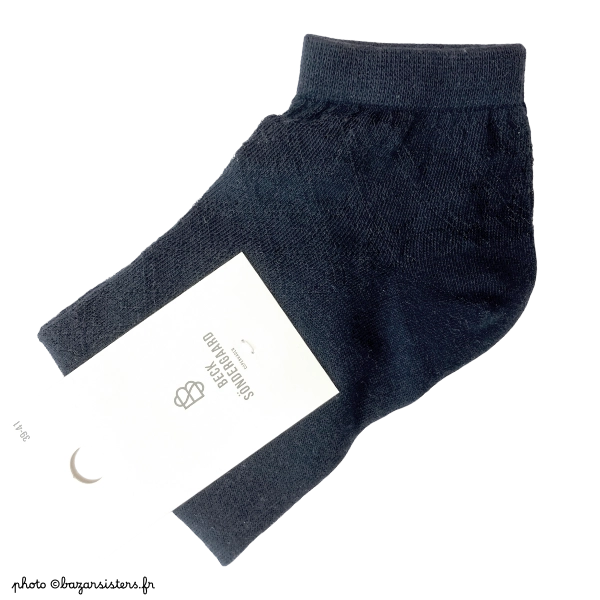 Socquettes Becksöndergaard Short Signa Cotta - Noir