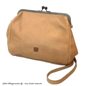 Sac cuir BIBA Boston 2 - Coloris crème