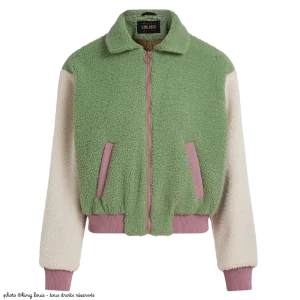 Blouson King Louie FAY Teddy - Coloris Shade Green