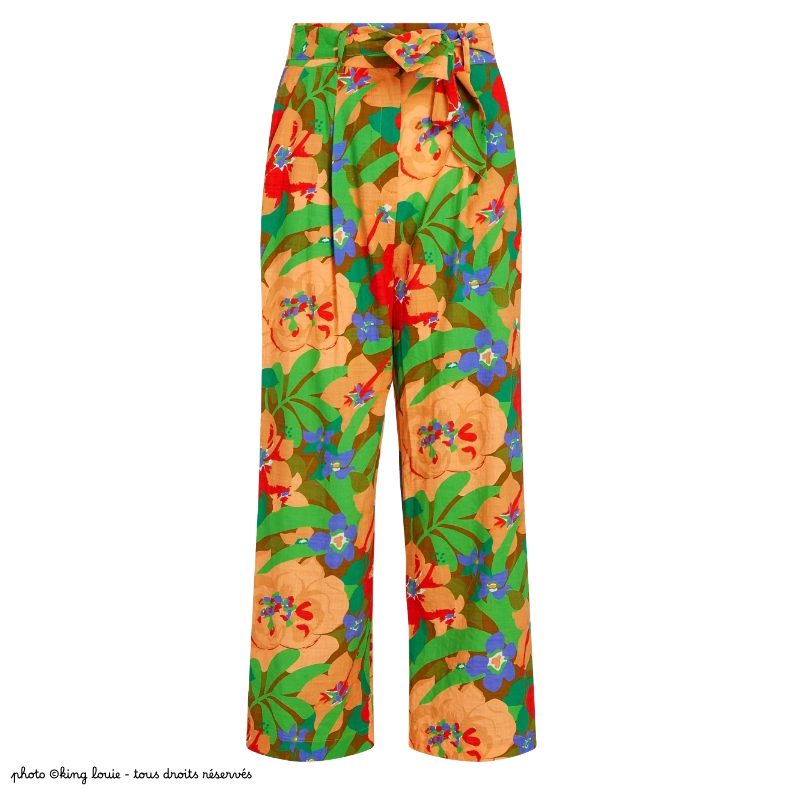 Pantalon d'été King Louie AVA Thérèse - Tapenade brown