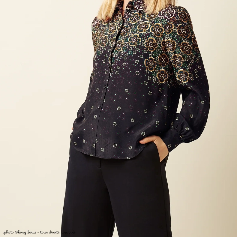 Chemisier Maisie Ombra - Coloris noir – Image 4