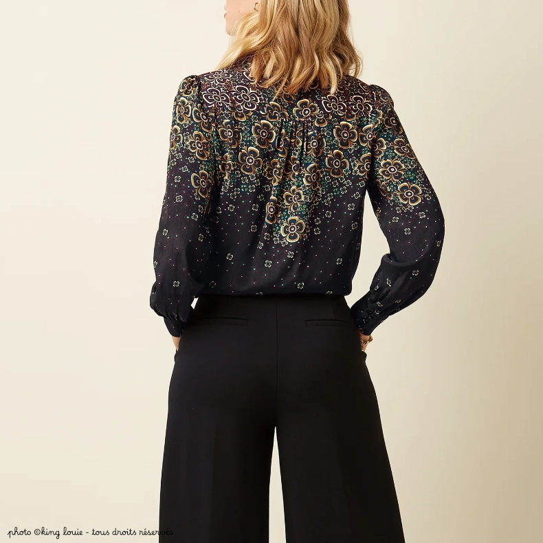 Chemisier Maisie Ombra - Coloris noir – Image 5