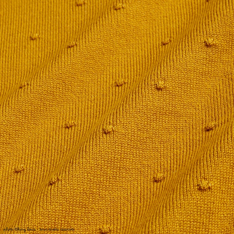 Cardigan King Louie Raglan Droplet - Coloris Jaune – Image 4