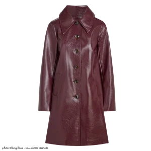 Manteau King Louie ANAIS Shine - Coloris Bordeaux