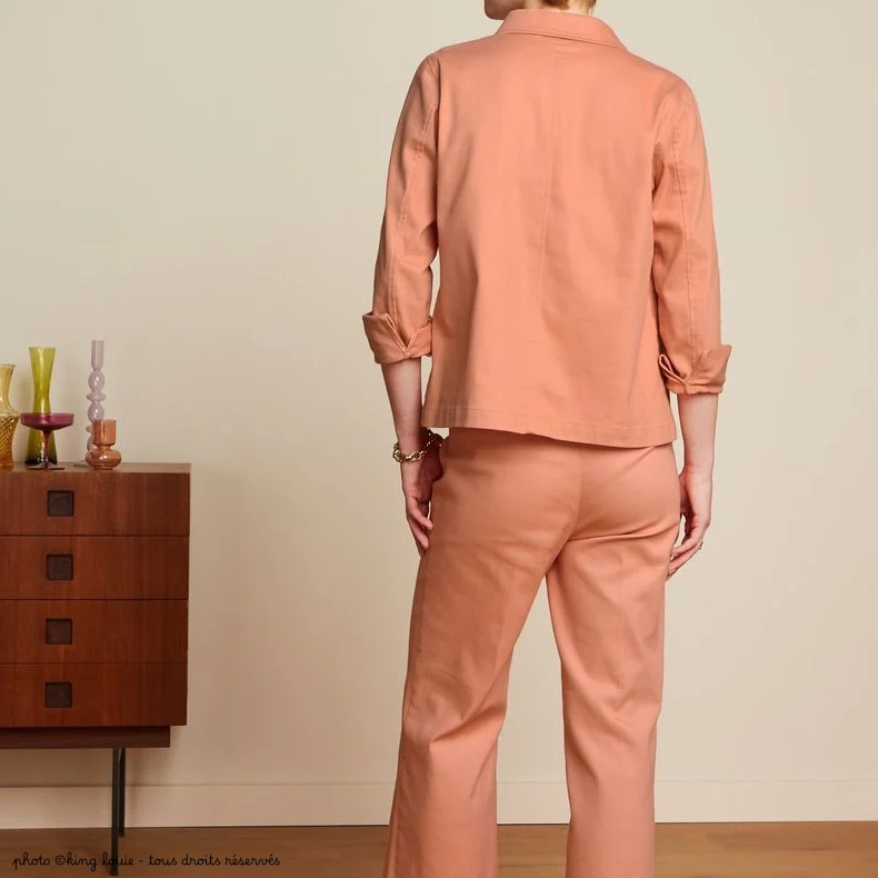 Pantalon King Louie Marcie Sturdy - Muted Pink – Image 3