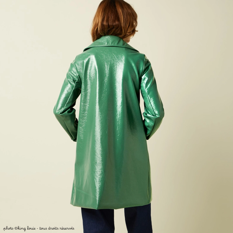 Manteau King Louie ANAIS Shine - Coloris Neptune green – Image 4