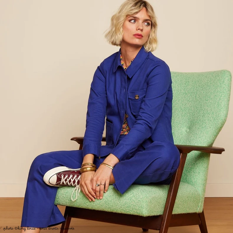 Pantalon King Louie Marcie Sturdy - Dazzling Blue – Image 6