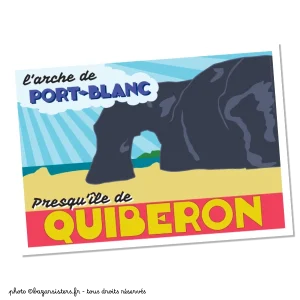 Poster 42 x 29,7 - L'arche de Port-Blanc - Presqu'île de Quiberon