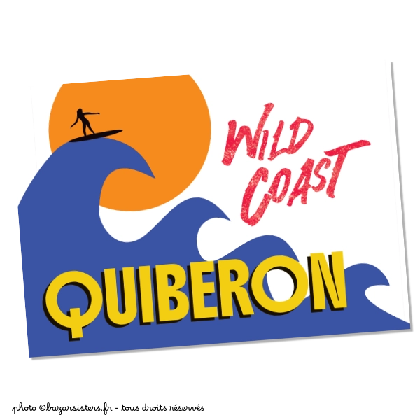 Poster 42 x 29,7 - QUIBERON - Wild coast