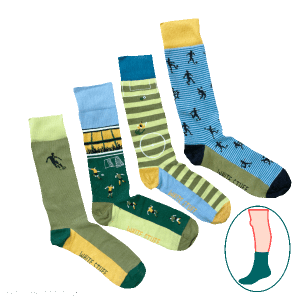 Coffret 4 paires de chaussettes WHITE STUFF homme - FOOTBALL