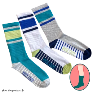 Pack de 3 paires de chaussettes WHITE STUFF homme - Ribbed
