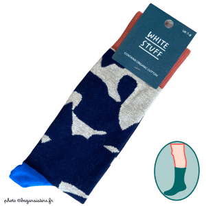 Chaussettes WHITE STUFF homme – Abstract Print