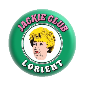 Badge 37 mm – Jackie Club Lorient - Vert