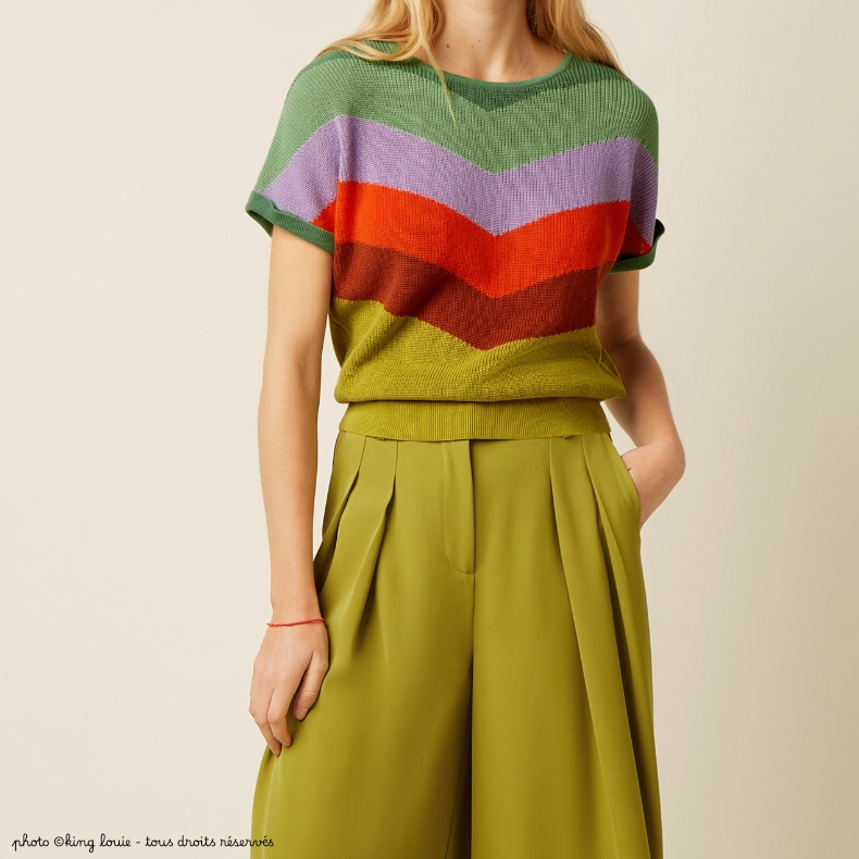 Top King Louie ANN Wonder - Coloris Green envy – Image 3
