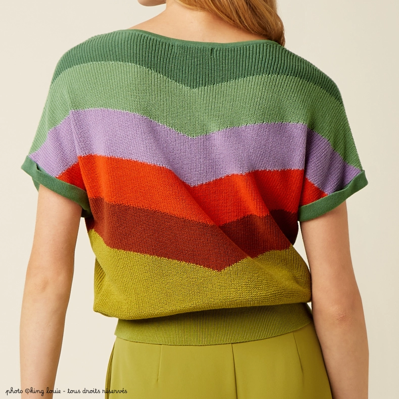 Top King Louie ANN Wonder - Coloris Green envy – Image 4