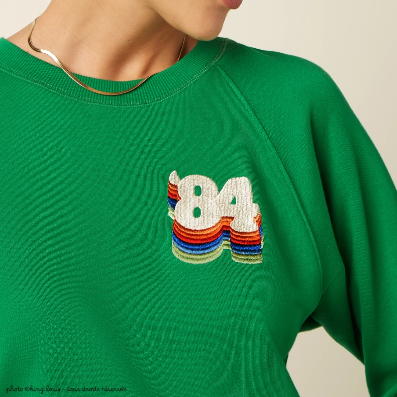 Sweat shirt King Louie FEBE - Very green – Image 2