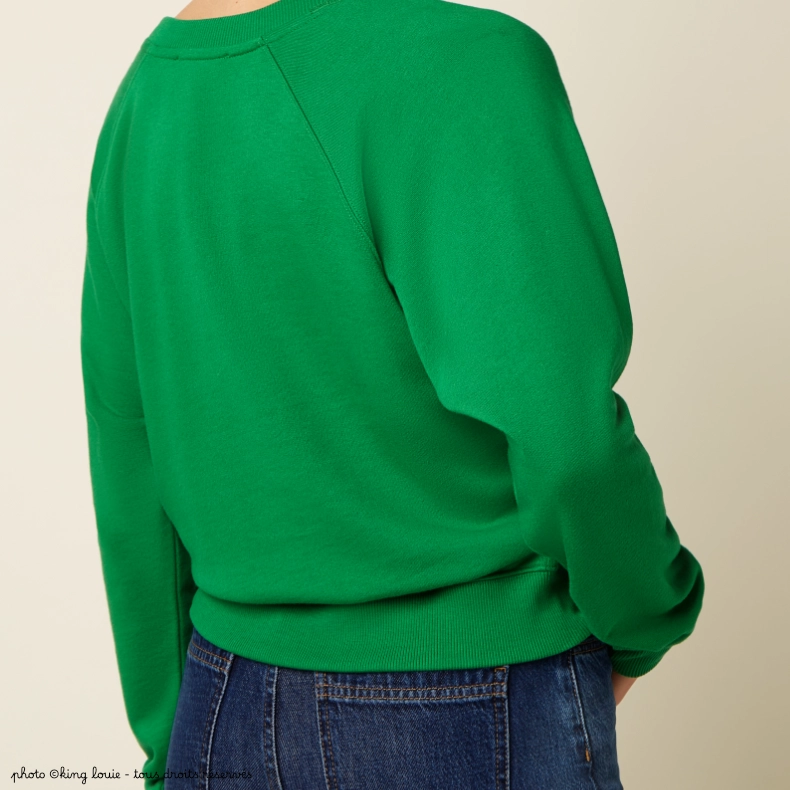 Sweat shirt King Louie FEBE - Very green – Image 3
