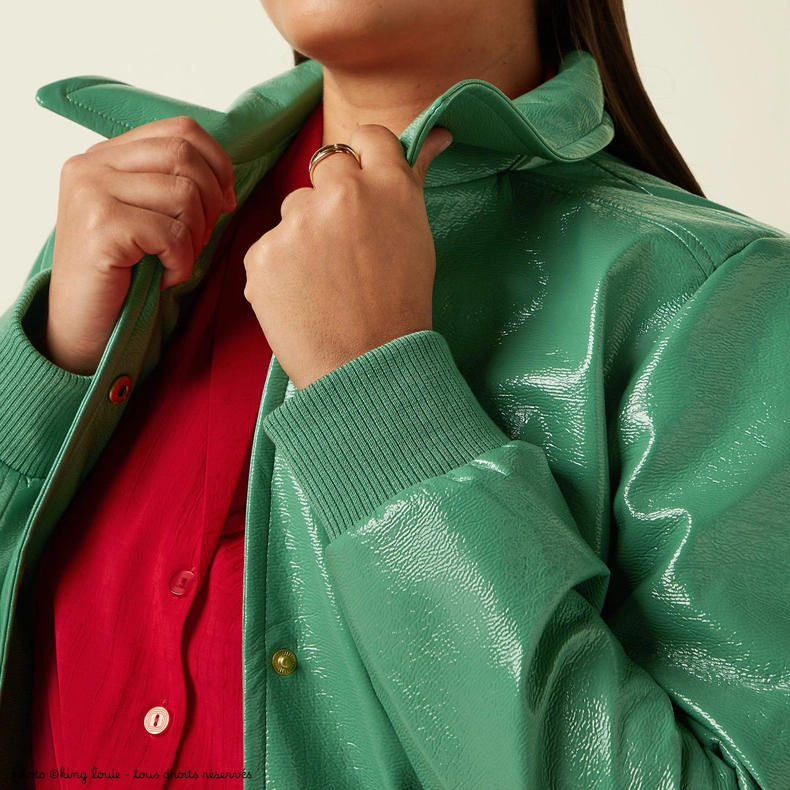 Blouson King Louie ANAIS Shine - Coloris Neptune green (Copie) – Image 6