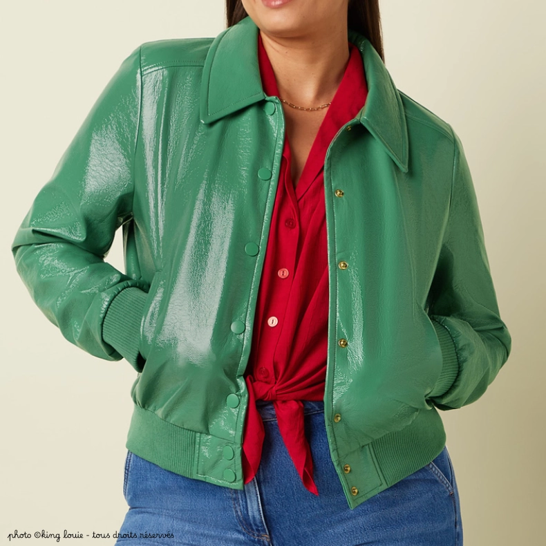 Blouson King Louie ANAIS Shine - Coloris Neptune green (Copie) – Image 5